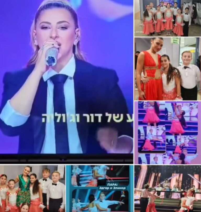 שרית חדד עם רקדני ספורטידאנס בתוכנית רוקדים עם כוכבים